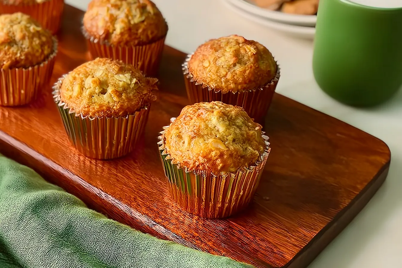 Banana Oat Muffins 