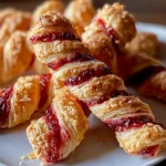 Berry Puff Twists Fresh Out of the Oven