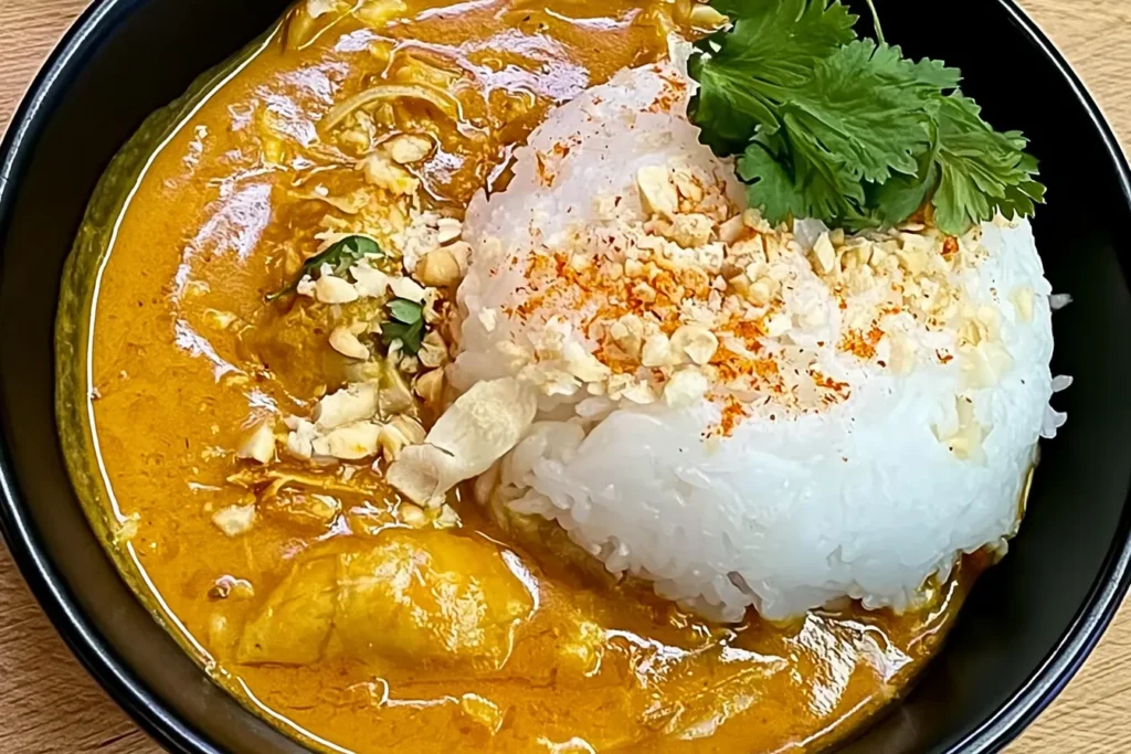 Chef John's Peanut Curry Chicken in a Bowl