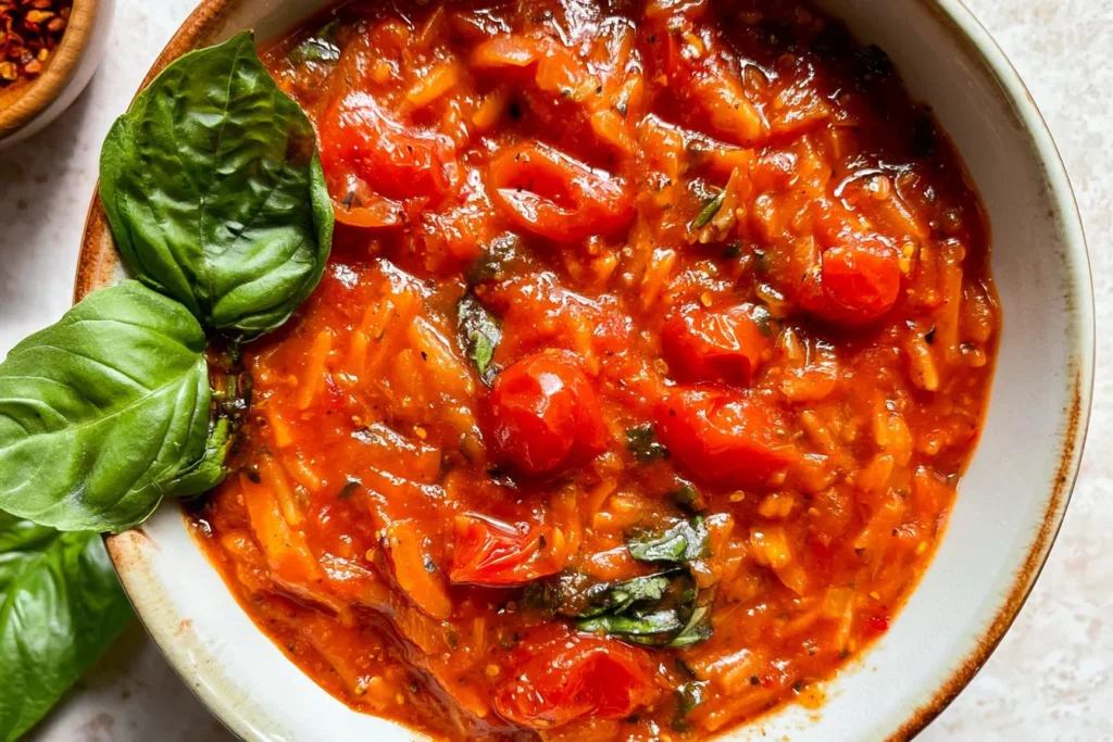 Fresh Cherry Tomato Pasta Sauce in a Bowl