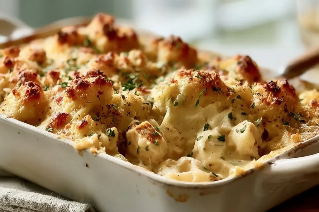 Delicious Chicken Casserole Bake Fresh Out of the Oven
