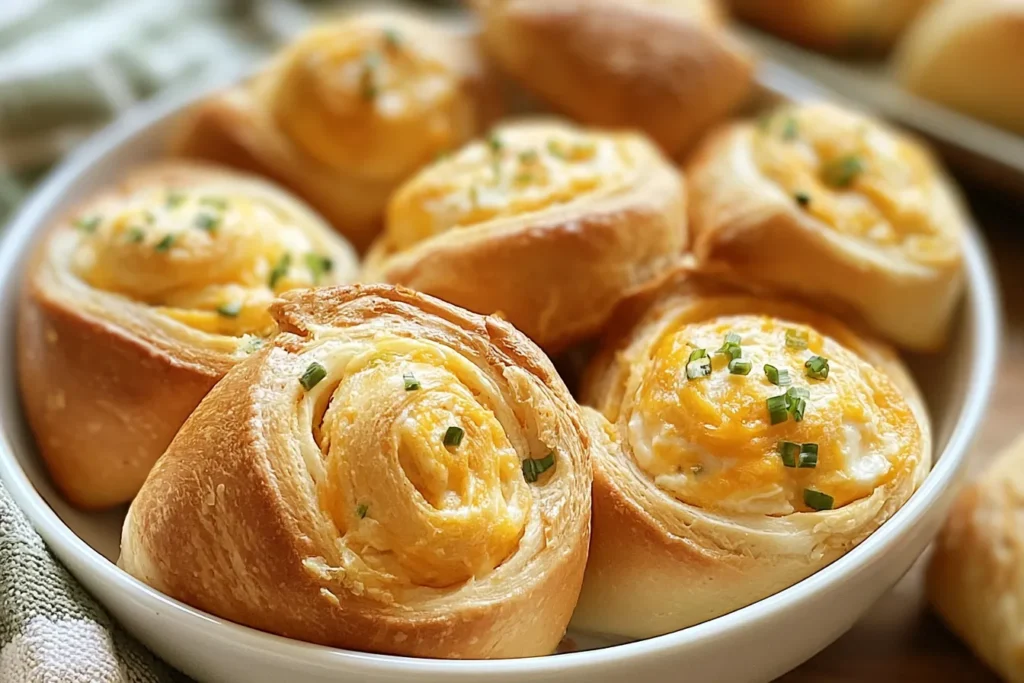 Delicious Chicken Cream Cheese Crescent Rolls Ready to Serve