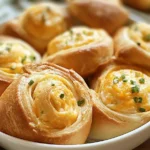 Delicious Chicken Cream Cheese Crescent Rolls Ready to Serve