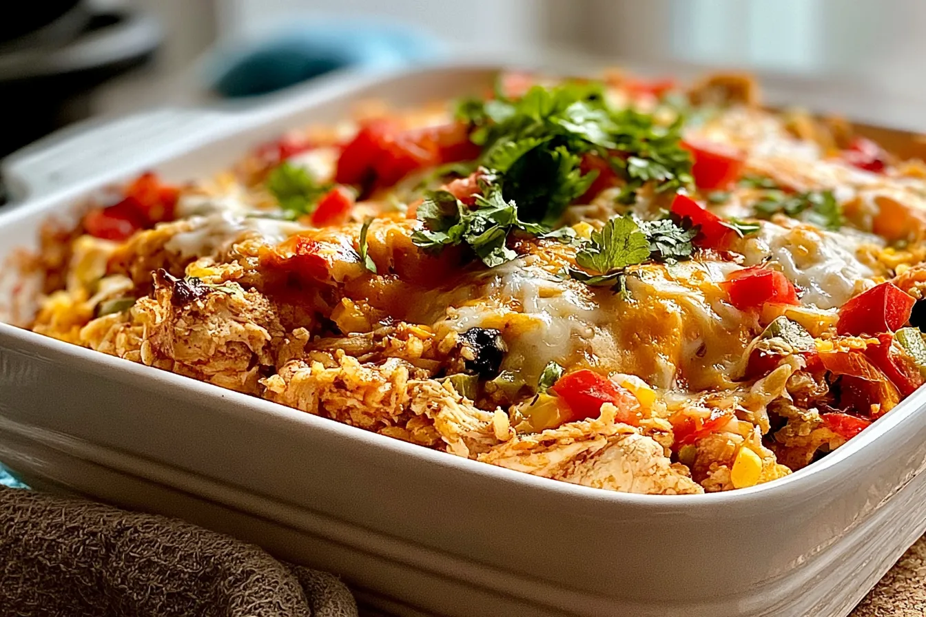 Chicken Fajita Casserole 