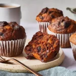 Deliciously Moist Chocolate Banana Muffins