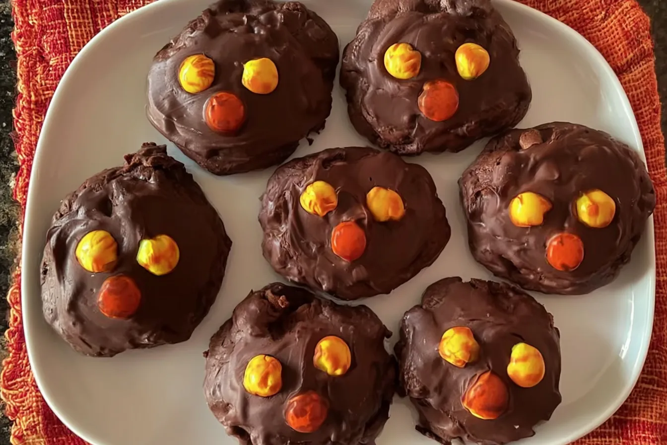 Chocolate Halloween Cookies 