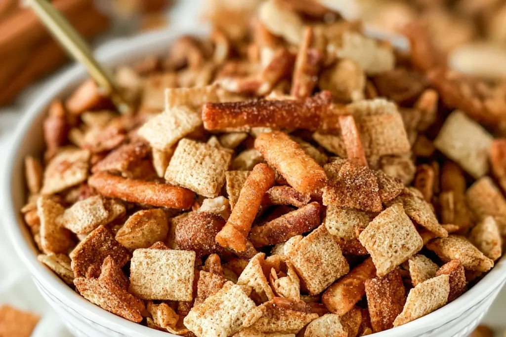 Churro Chex Mix: Sweet Crunchy Goodness