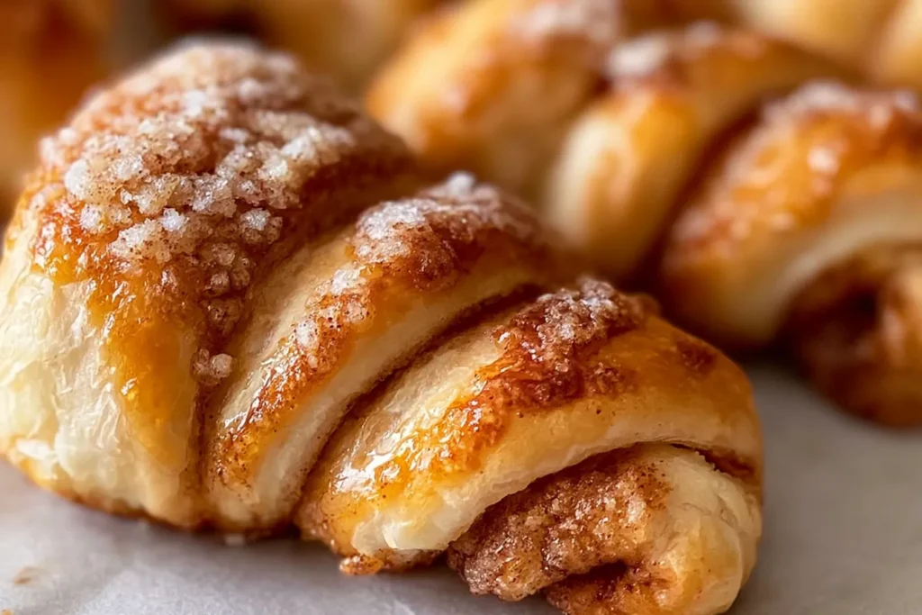 Delicious Cinnamon Roll Crescents Freshly Baked