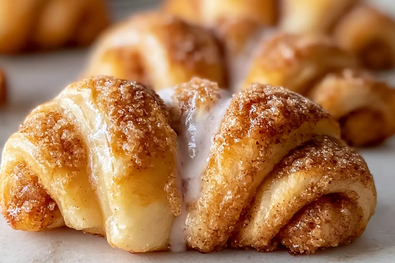 Cinnamon Roll Crescents: Irresistibly Delicious Treats! 4 Cinnamon Roll Crescents