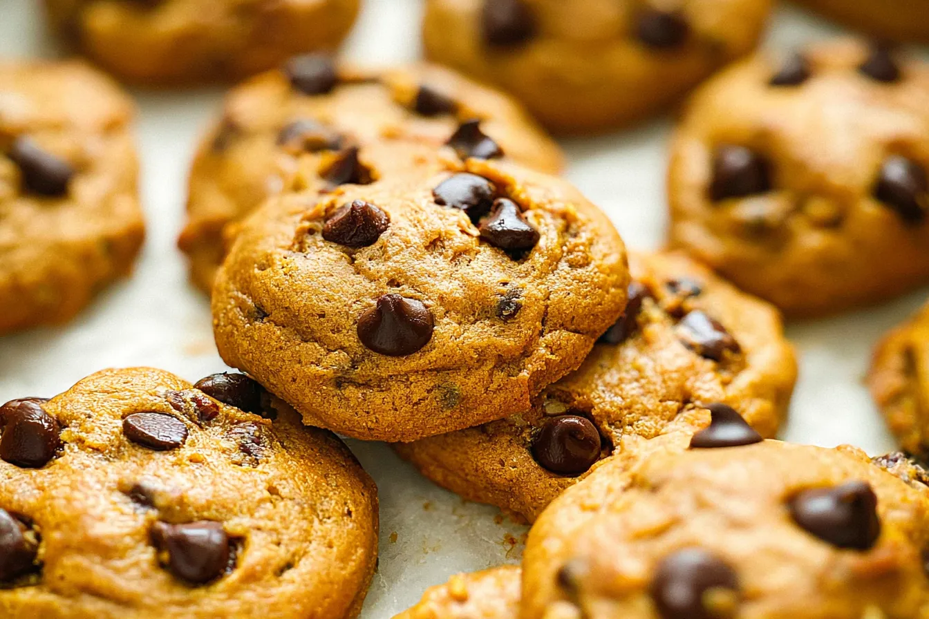 Classic Pumpkin Chocolate Chip Cookies 