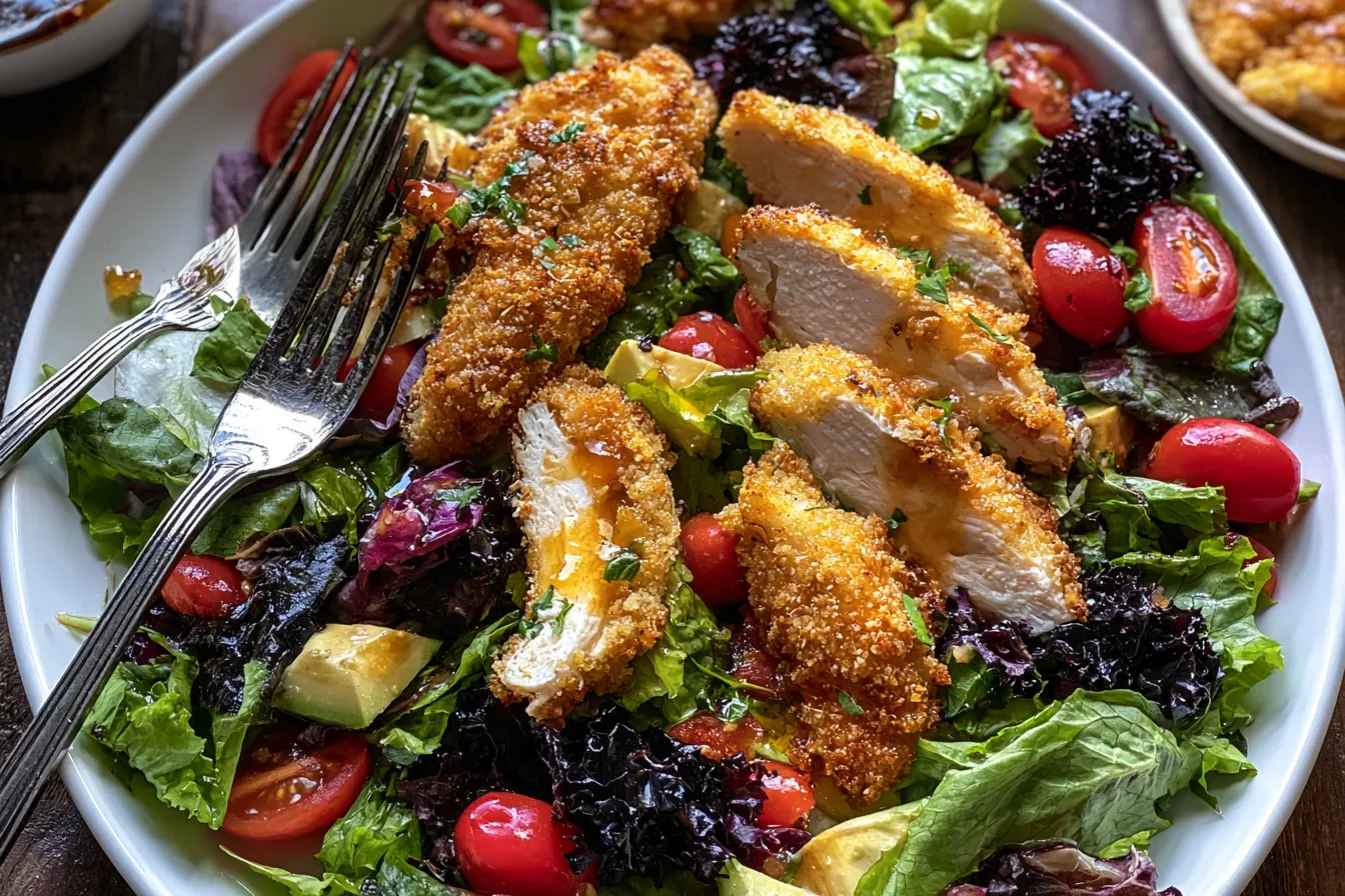 Cornmeal Crusted Chicken Salad: A Crunchy Delight! 4 Cornmeal Crusted Chicken Salad