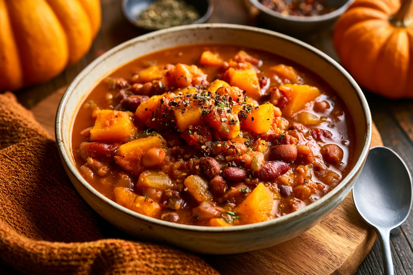 Cozy Crockpot Pumpkin Chili – Easy Fall Dinner Recipe