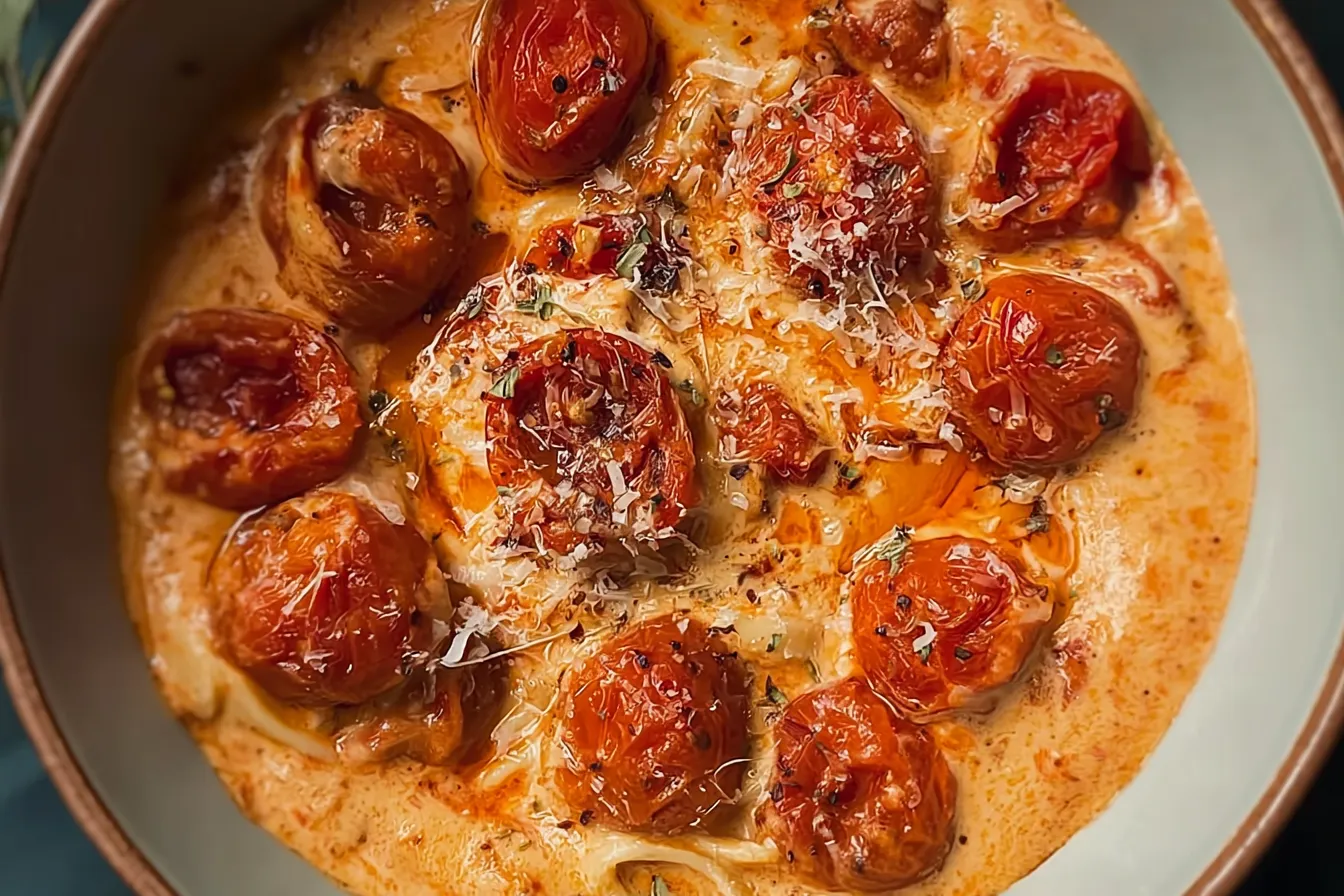 Creamy Cherry Tomato Sauce with Parmesan 