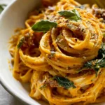 Creamy Pumpkin Pasta Recipe: A Delicious Fall Favorite 5 Creamy Pumpkin Pasta Dish Ready to Serve