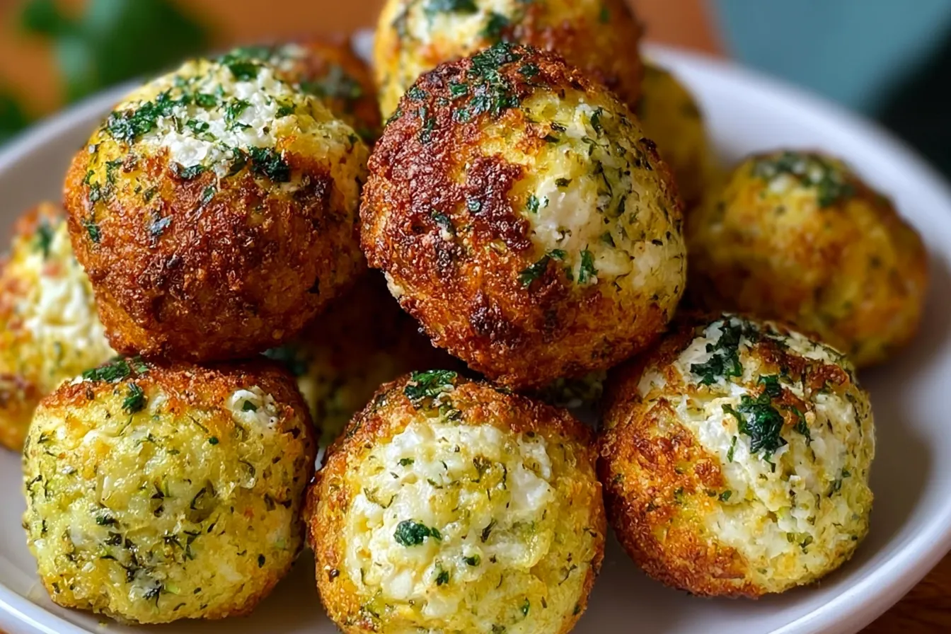 Crispy Zucchini-Feta Balls for Flavorful Snacking Heaven 4 Crispy Zucchini-Feta Balls
