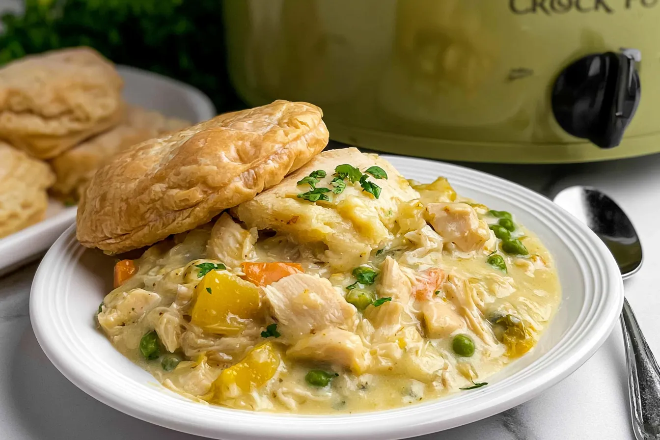Crock Pot Chicken Pot Pie 