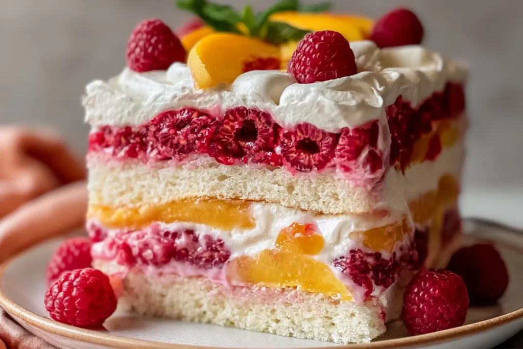 Delicious Raspberry Peach Heaven On Earth Trifle Recipe 3 Delicious Raspberry Peach Heaven On Earth Trifle