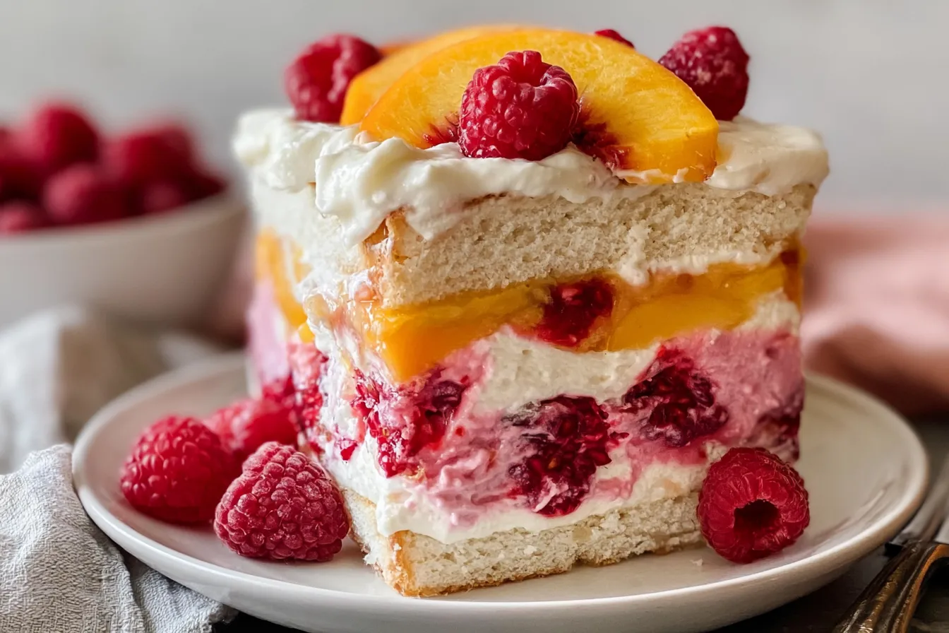 Delicious Raspberry Peach Heaven On Earth Trifle Recipe 4 Delicious Raspberry Peach Heaven On Earth Trifle Recipe