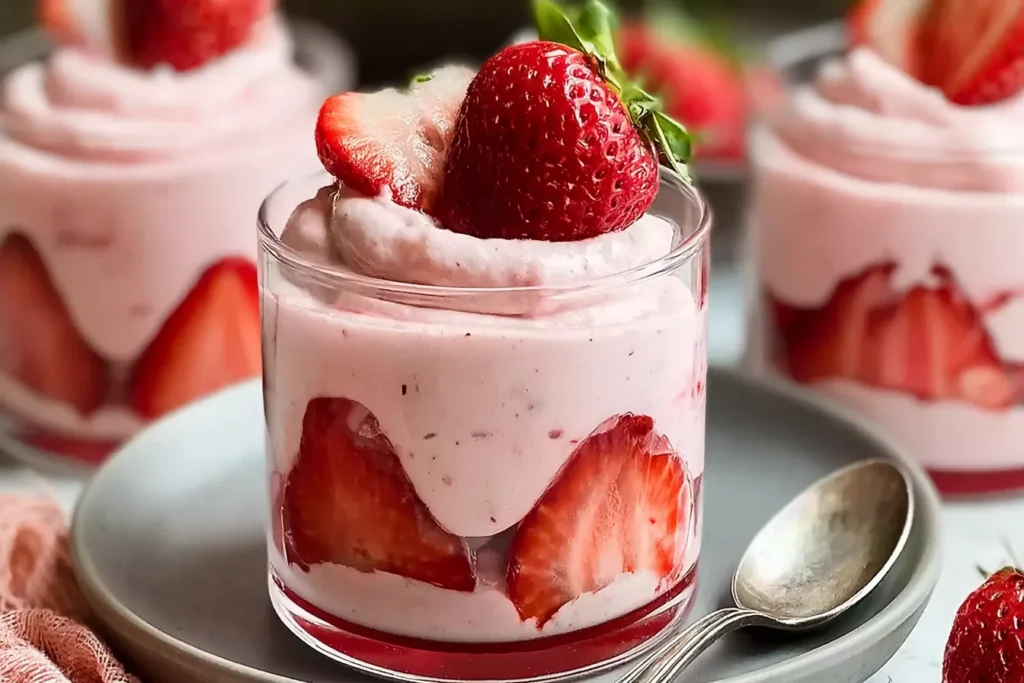 Delicious Dreamy 5-Min Strawberry Mousse: Eggless & Vegan