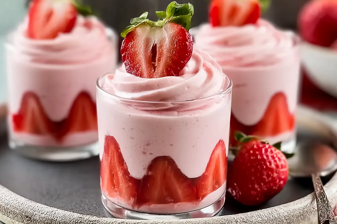 Dreamy 5-Min Strawberry Mousse: Eggless & Vegan Bliss 4 Dreamy 5-Min Strawberry Mousse: Eggless & Vegan!