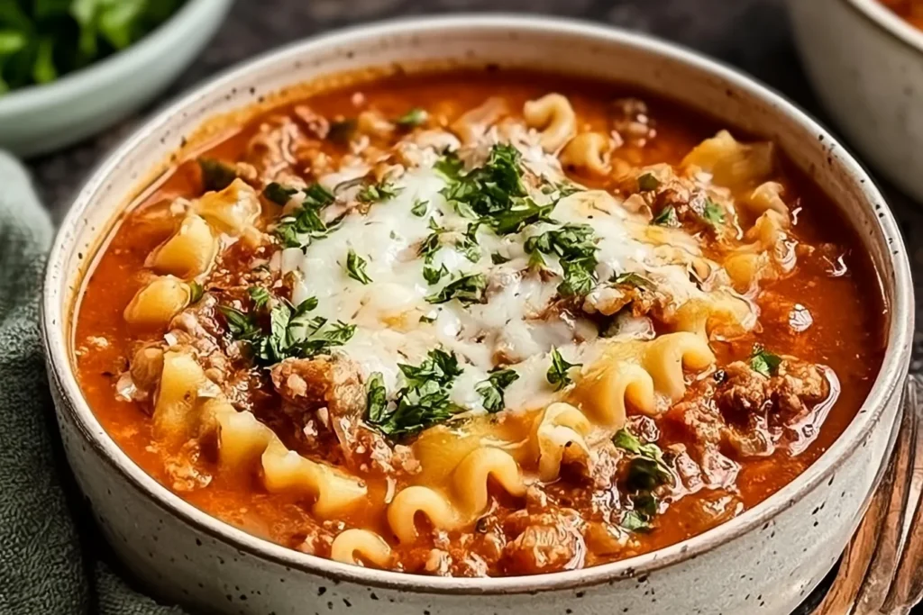 Easy Beef Lasagna Soup: A Hearty Delight