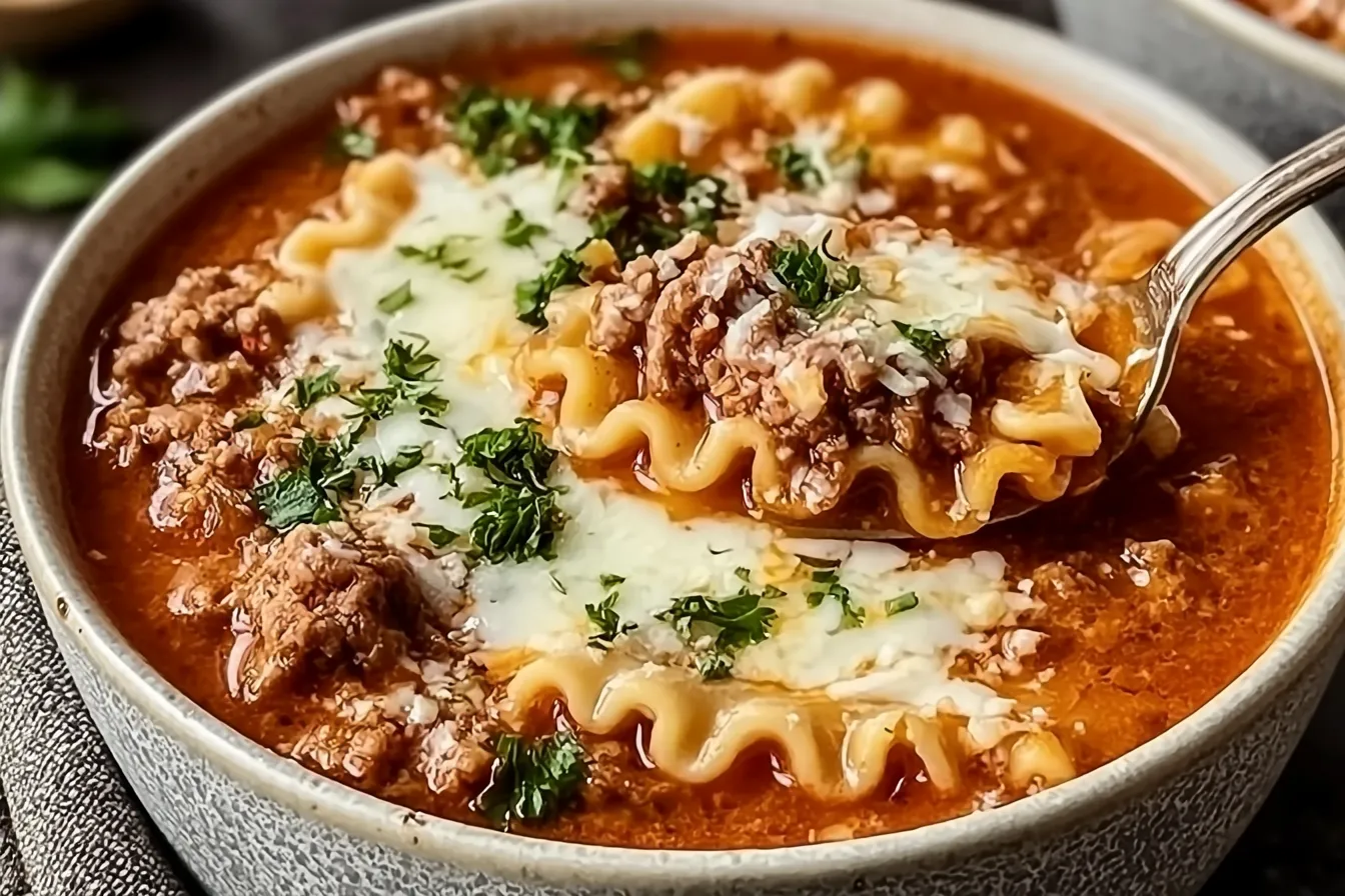 Easy Beef Lasagna Soup: Quick Comfort Food 