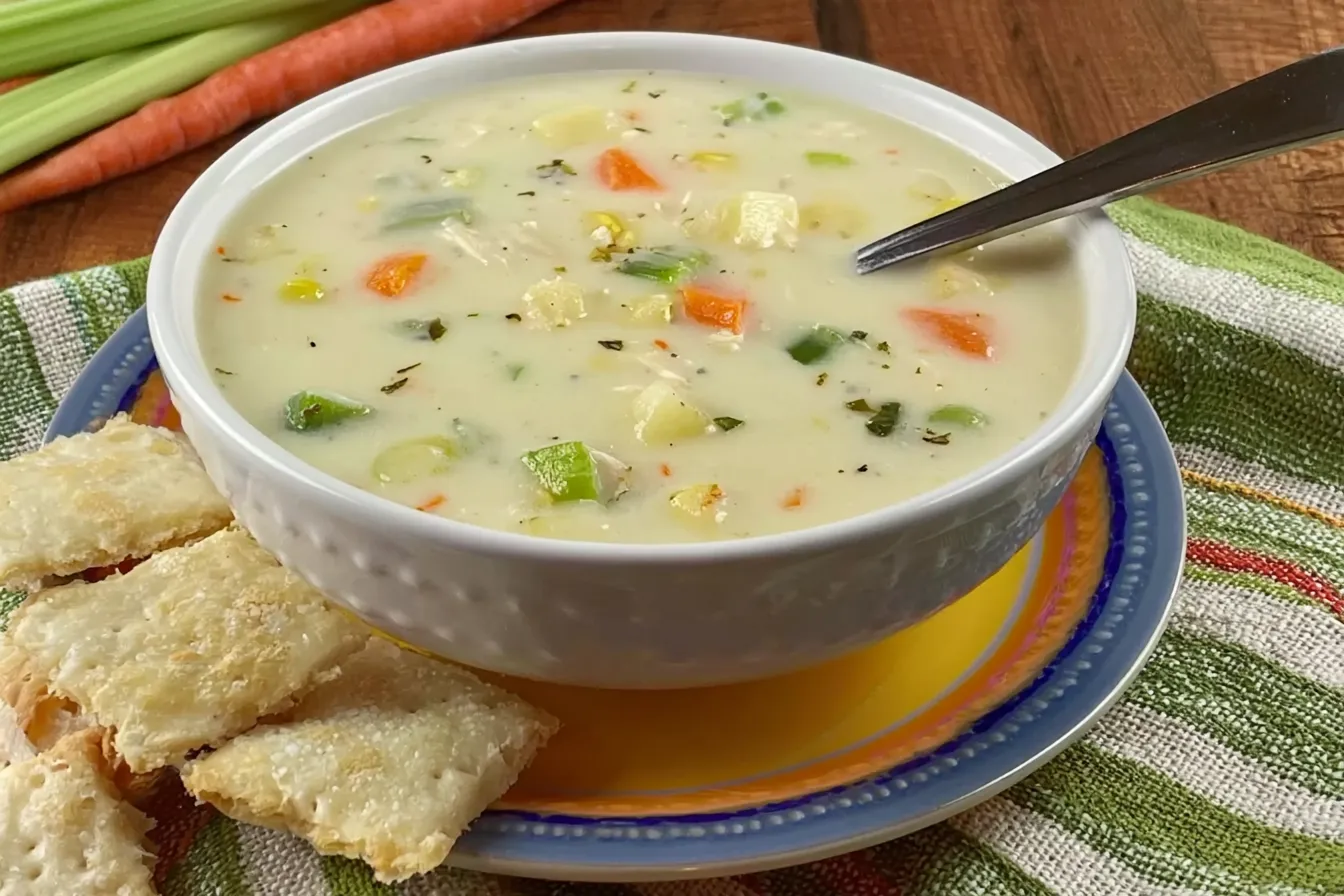 Easy Chicken Pot Pie Soup: A Warm Hug in a Bowl 4 Easy Chicken Pot Pie Soup