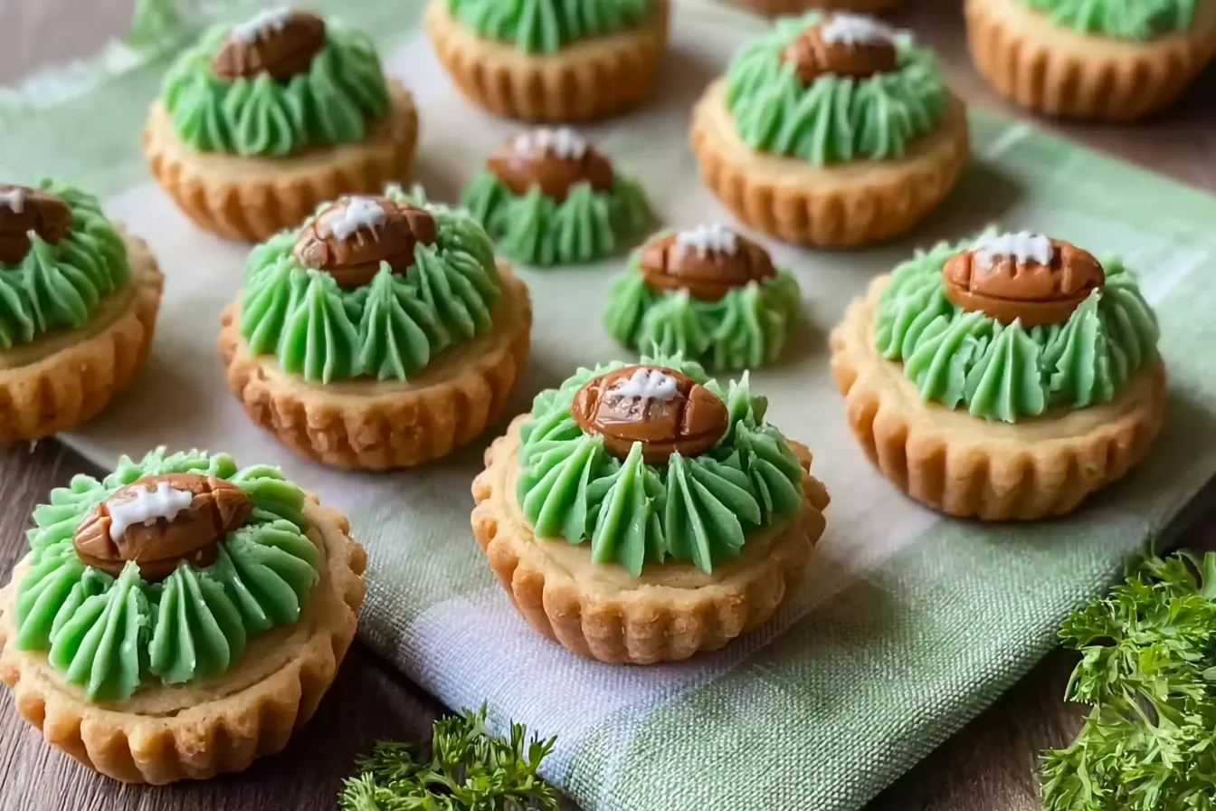 Easy Football Cookie Cups 