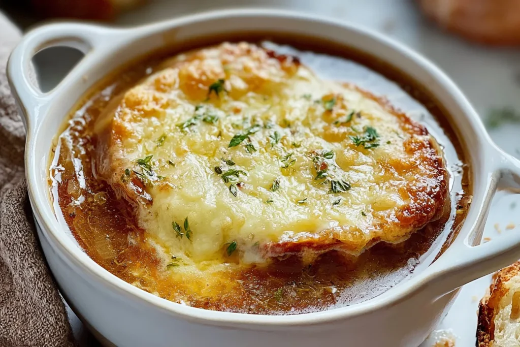 Easy French Onion Soup - Comfort in a Bowl