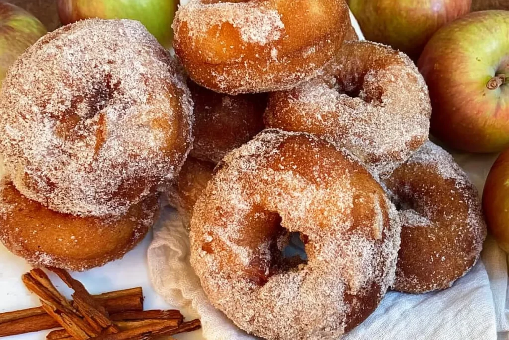 Easy Fried Apple Cider Donuts Freshly Made
