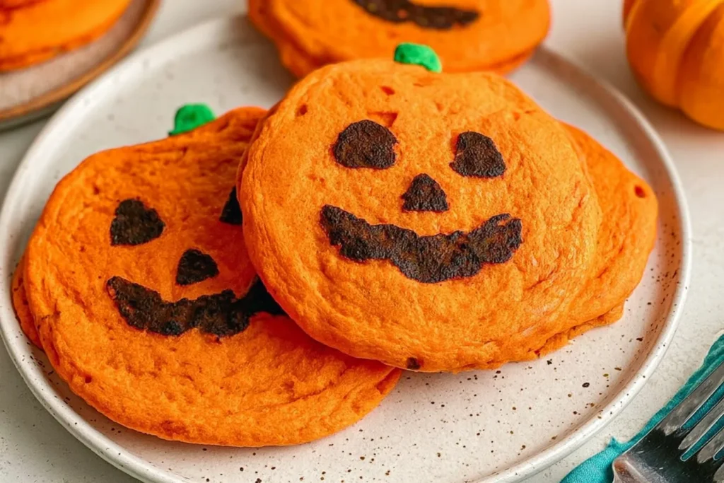 Easy Jack O Lantern Pancakes: A Fun Fall Treat 3 Easy Jack O Lantern Pancakes Platter