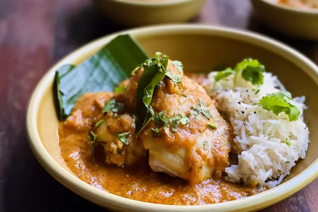 Easy Malaysian Chicken Rendang in a Bowl