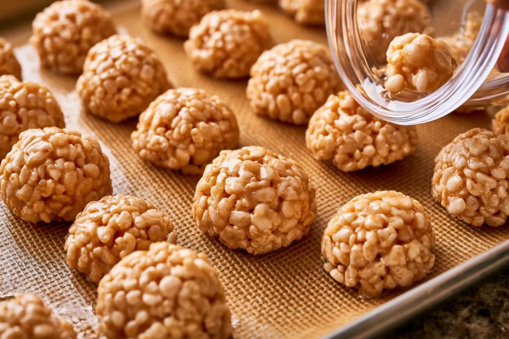 Easy Mini Football Rice Krispie Treats for Game Day Fun