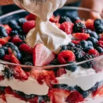 Easy No-Bake Berry Trifle Ready for Labor Day Celebration