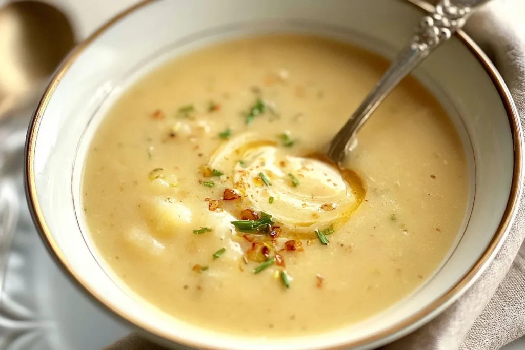 Creamy Easy Pear Potato Soup