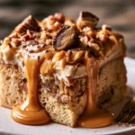 Easy Reeses Peanut Butter Poke Cake Recipe That Everyone Loves 5 Indulgent Easy Reeses Peanut Butter Poke Cake