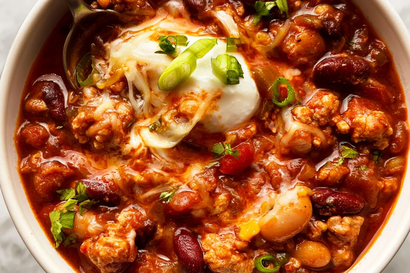 Easy Turkey Chili 