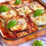 Delicious Eggplant Parmigiana Freshly Baked