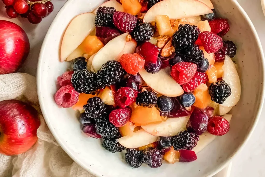 Colorful Fall Fruit Salad for Autumn Gatherings