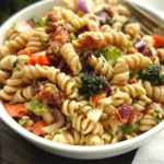 Colorful Fall Pasta Salad with Seasonal Ingredients
