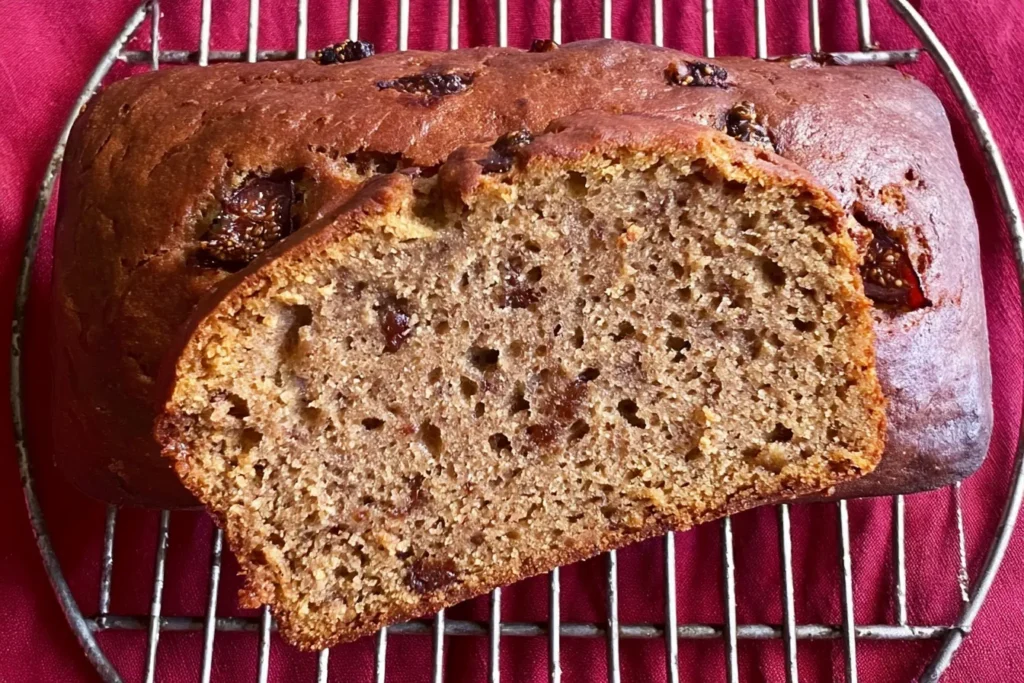 Freshly Baked Fig and Date Bread