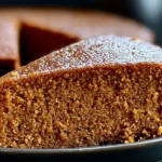 Flourless Sweet Potato Ginger Cake: A Delightful Dessert 5 Flourless Sweet Potato Ginger Cake Slice on a Plate