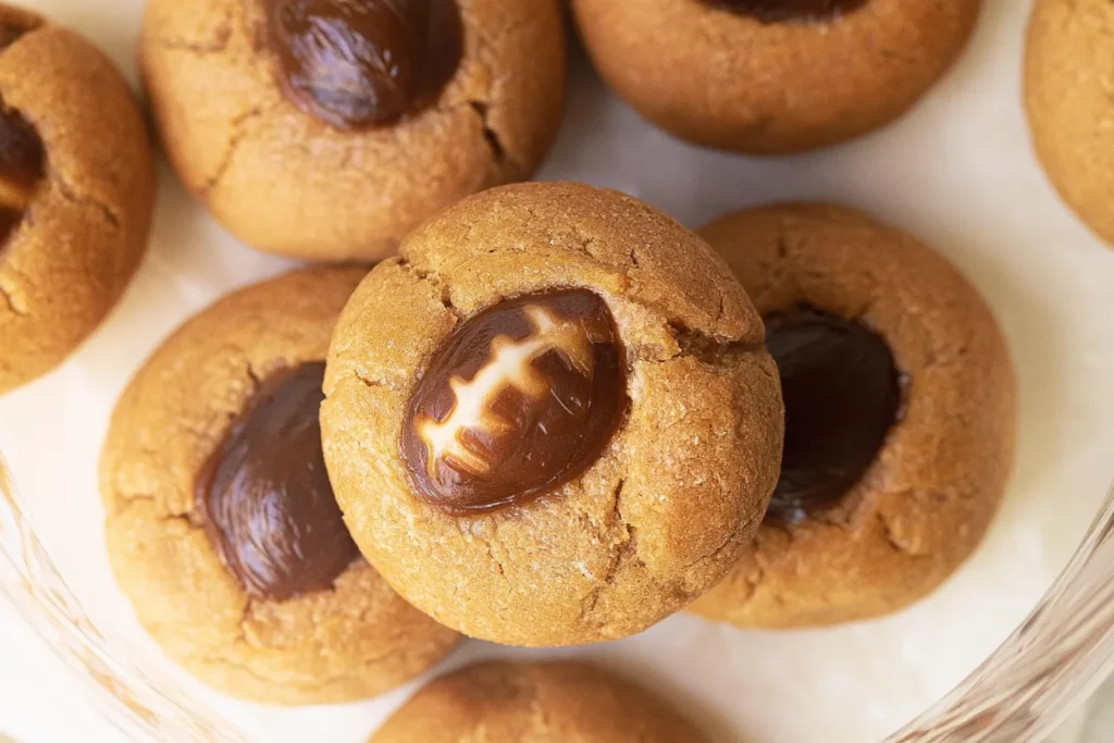 Delicious Football Blossom Cookies on a Game Day Table