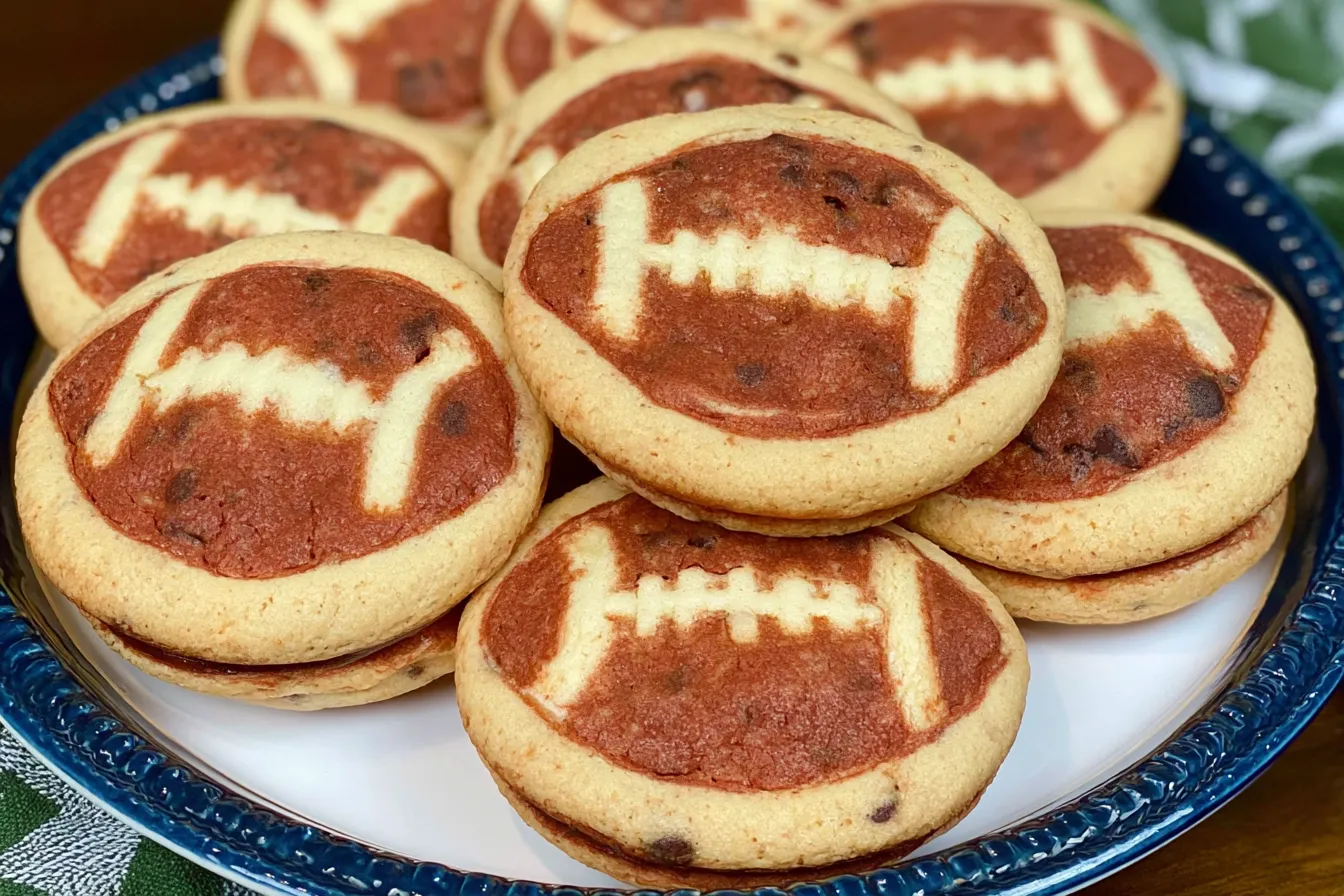 Football Double Decker Cookies 