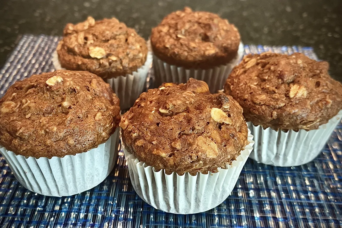 Fresh Fig Oatmeal Muffins 