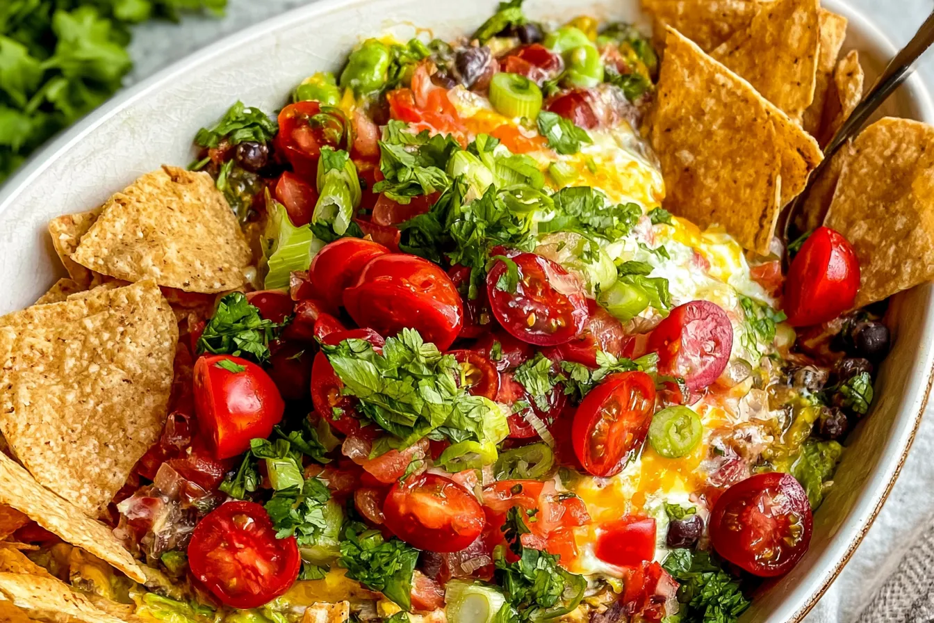 Fresh & Healthy 7-Layer Dip 