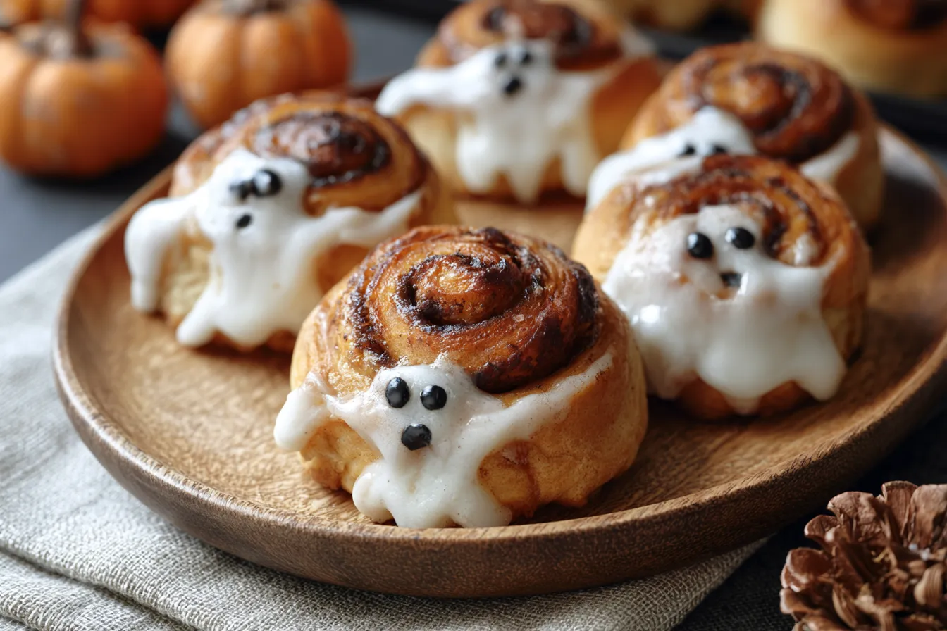 Ghost Cinnamon Rolls: Hauntingly Delicious Fall Treats 4 Ghost Cinnamon Rolls