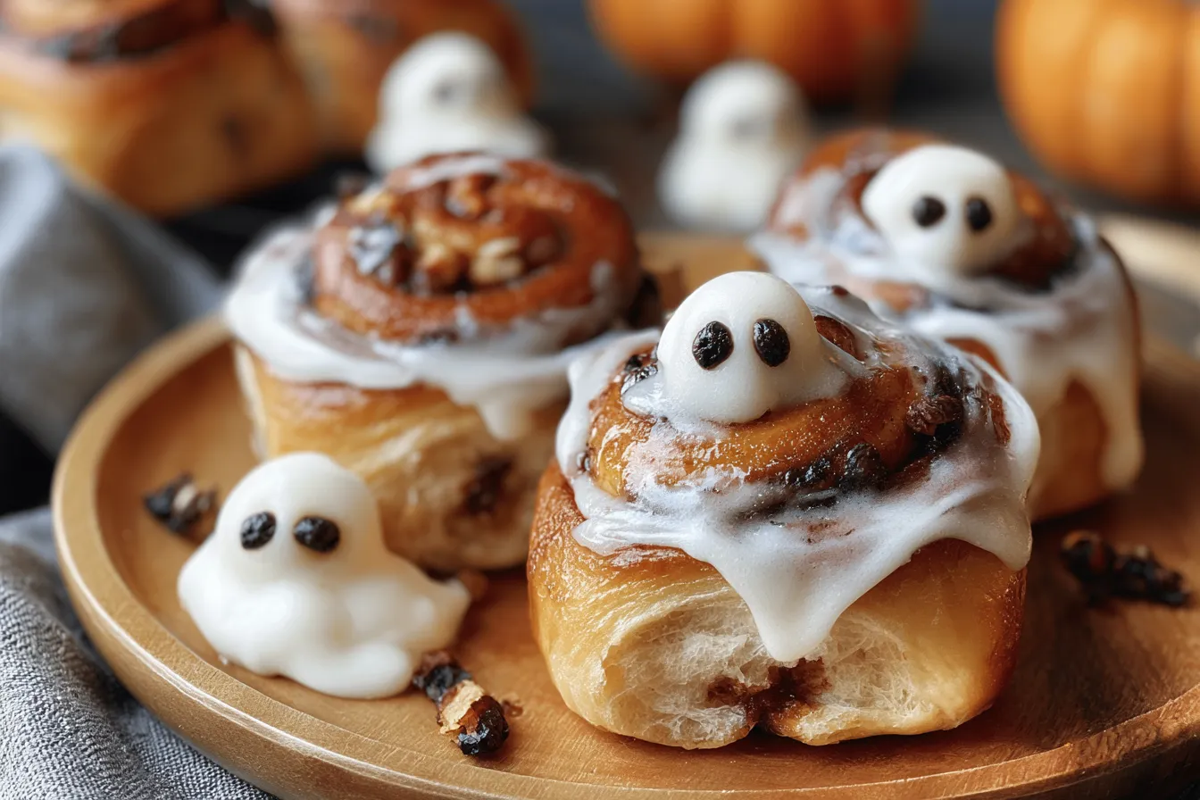 Ghost Cinnamon Rolls 