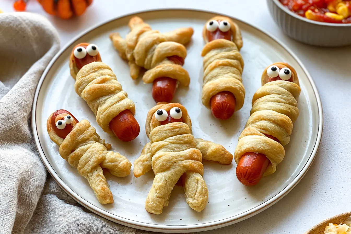 Halloween Mummy Hotdogs 