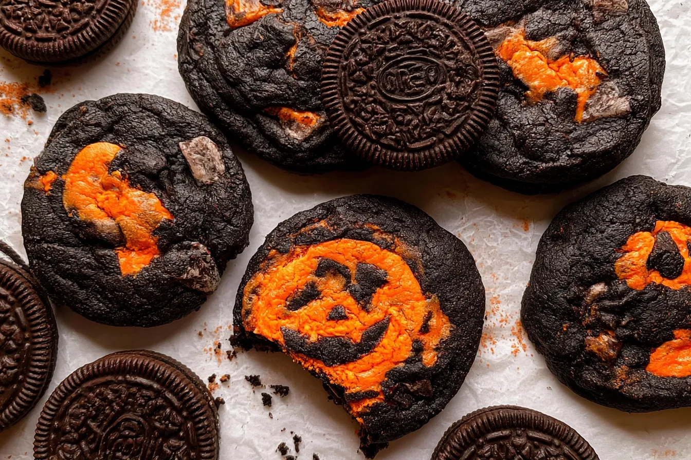 Halloween Oreo Chocolate Cookies 